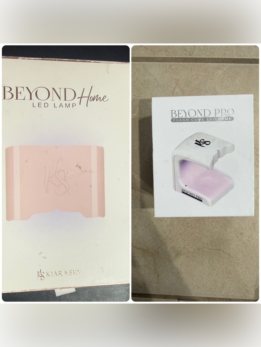 Bundle of Kiara sky beyond home and flash cure LED lamps